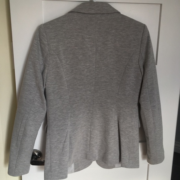 Grey jersey blazer - Picture 5 of 9